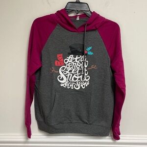 Antszone Let It Snow hoodie size Small Womens